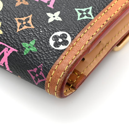 Louis Vuitton Monogram Multicolor Porte Tresor International Wallet Black 15 of 18