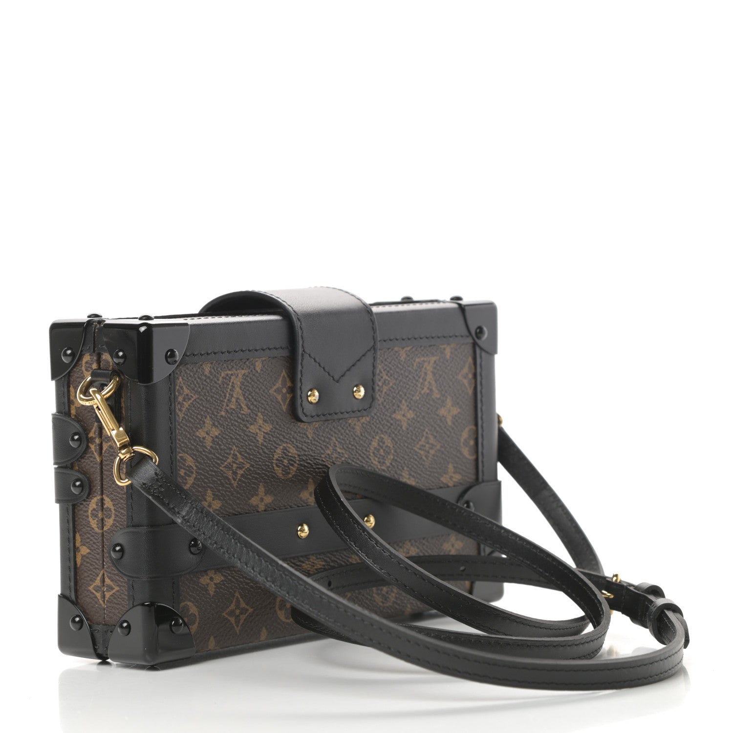 Louis Vuitton Monogram Petite Malle Black 3 of 12