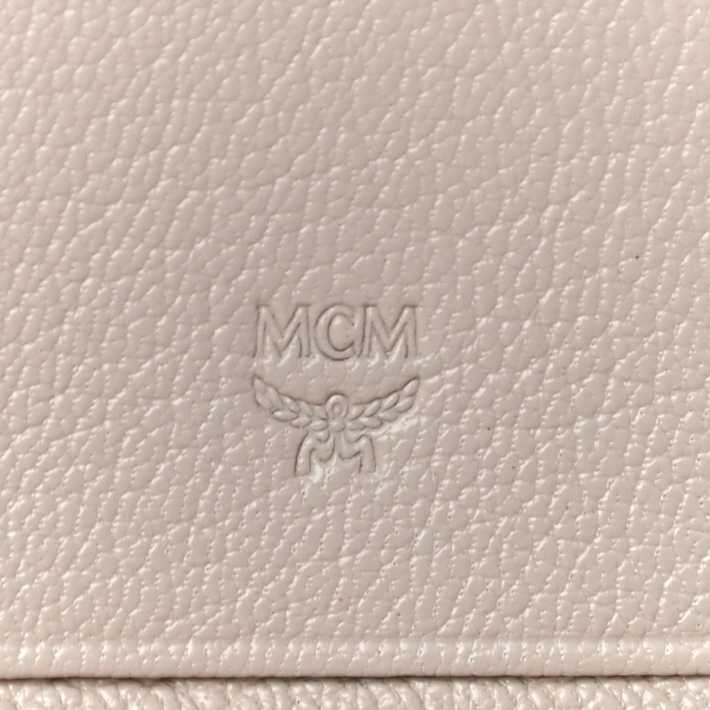 Goatskin Milano Tri-Fold Wallet Beige