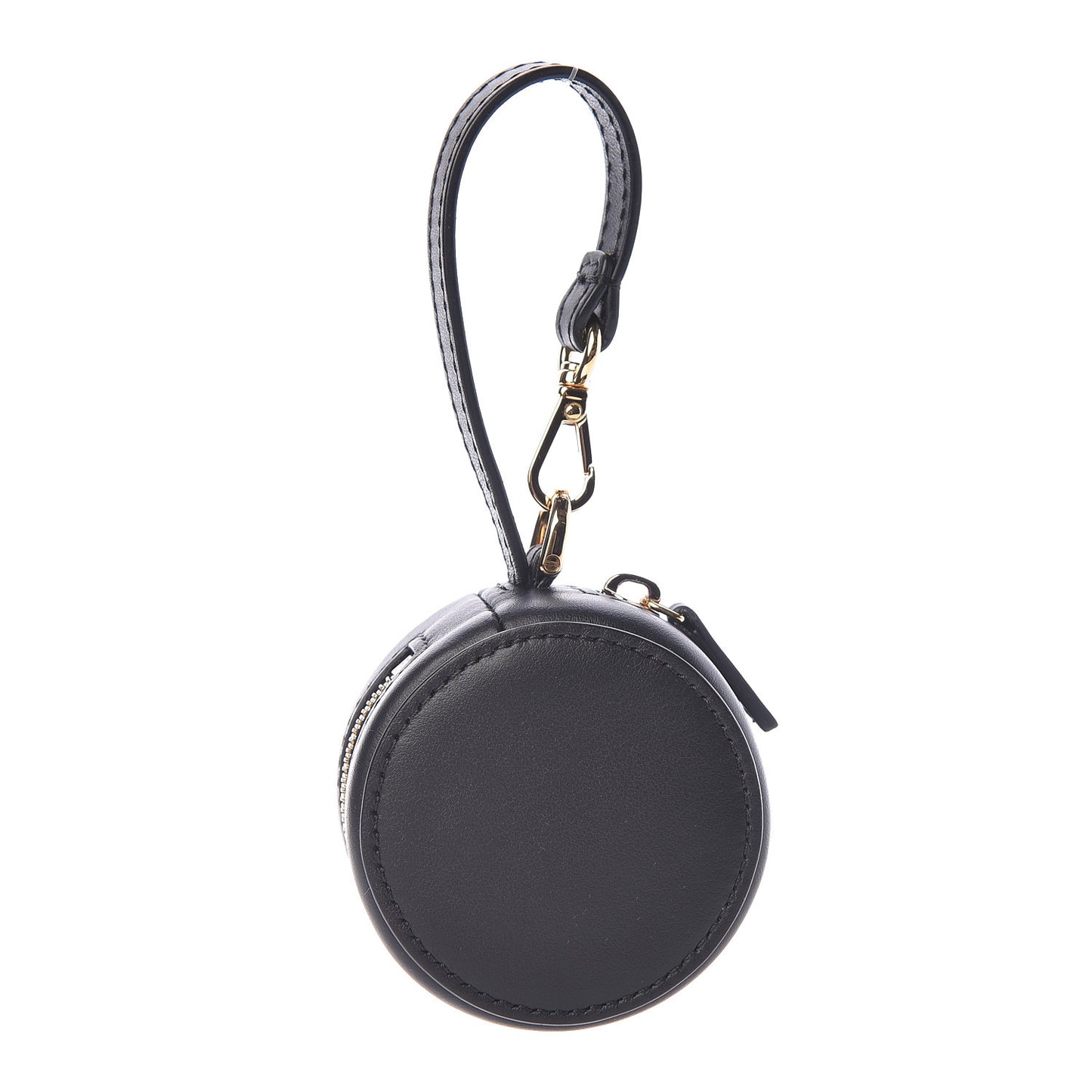 Vitello Century Nylon Bi-Color Stamp Patch Help Bag Charm Black Fragola