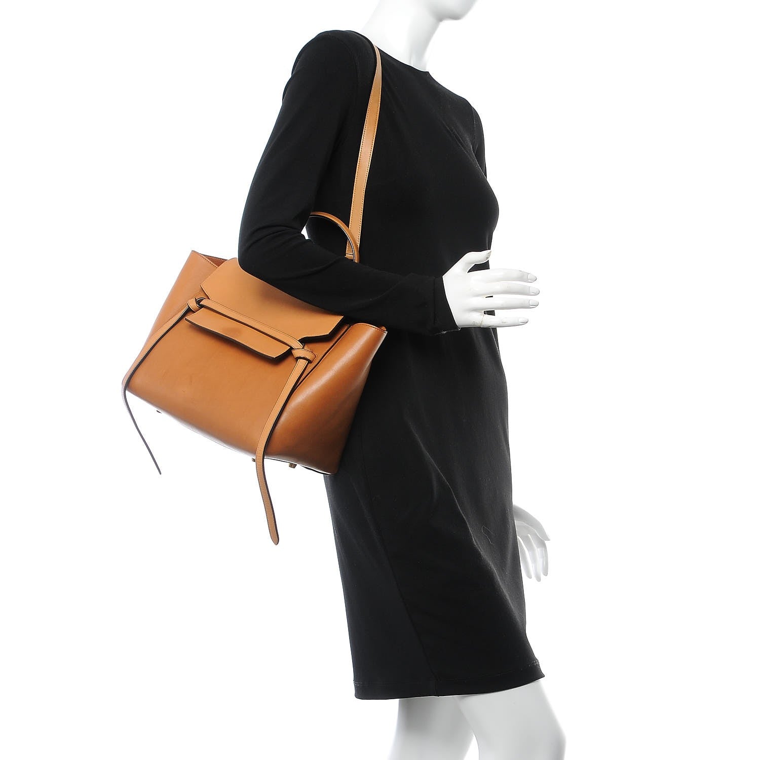Celine Natural Calfskin Mini Belt Bag Tan 2 of 18