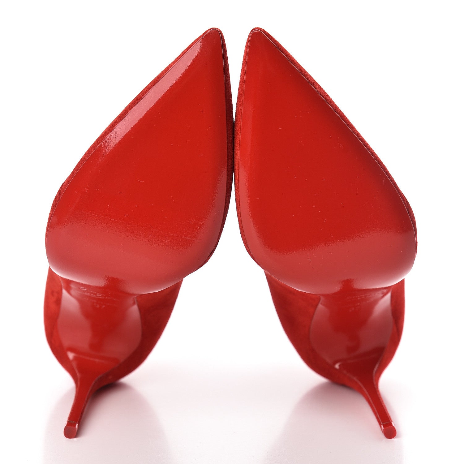 Christian Louboutin Veau Velour Triniboot 100 Booties 37 Loubi 5 of 13