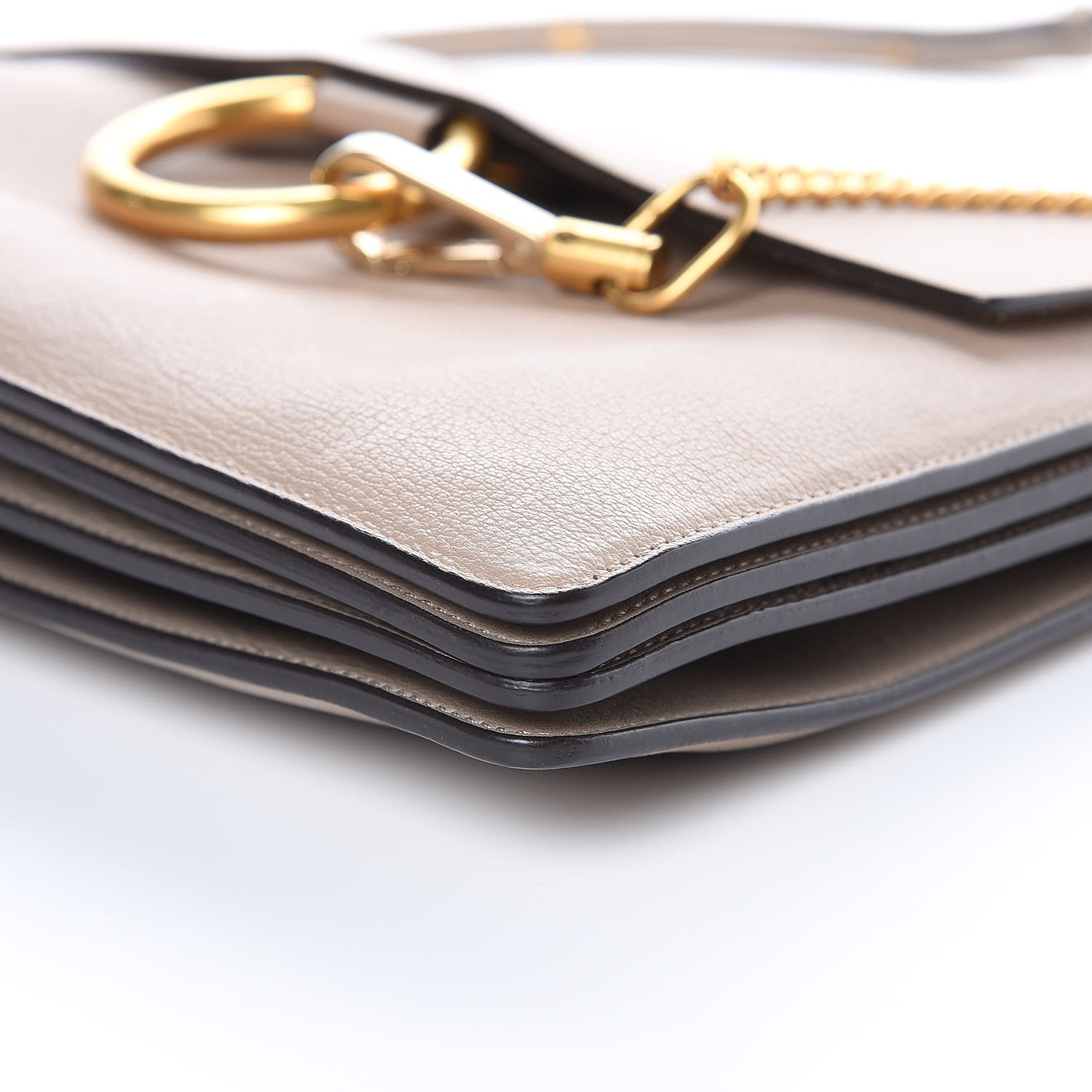 Chloe Goatskin Medium Faye Shoulder Bag Tan 9 of 15
