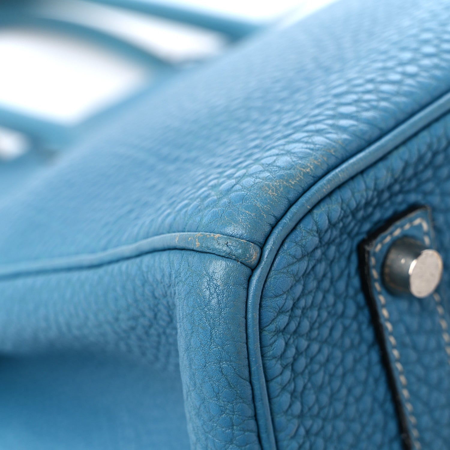 Hermes Togo Birkin 35 Blue Jean 10 of 18