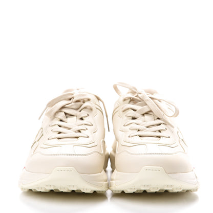 Gucci Calfskin Logo Womens Rhyton Sneakers 39 Ivory 2 of 7