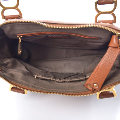 Chloe Calfskin Medium Marcie Satchel Tan 5 of 7