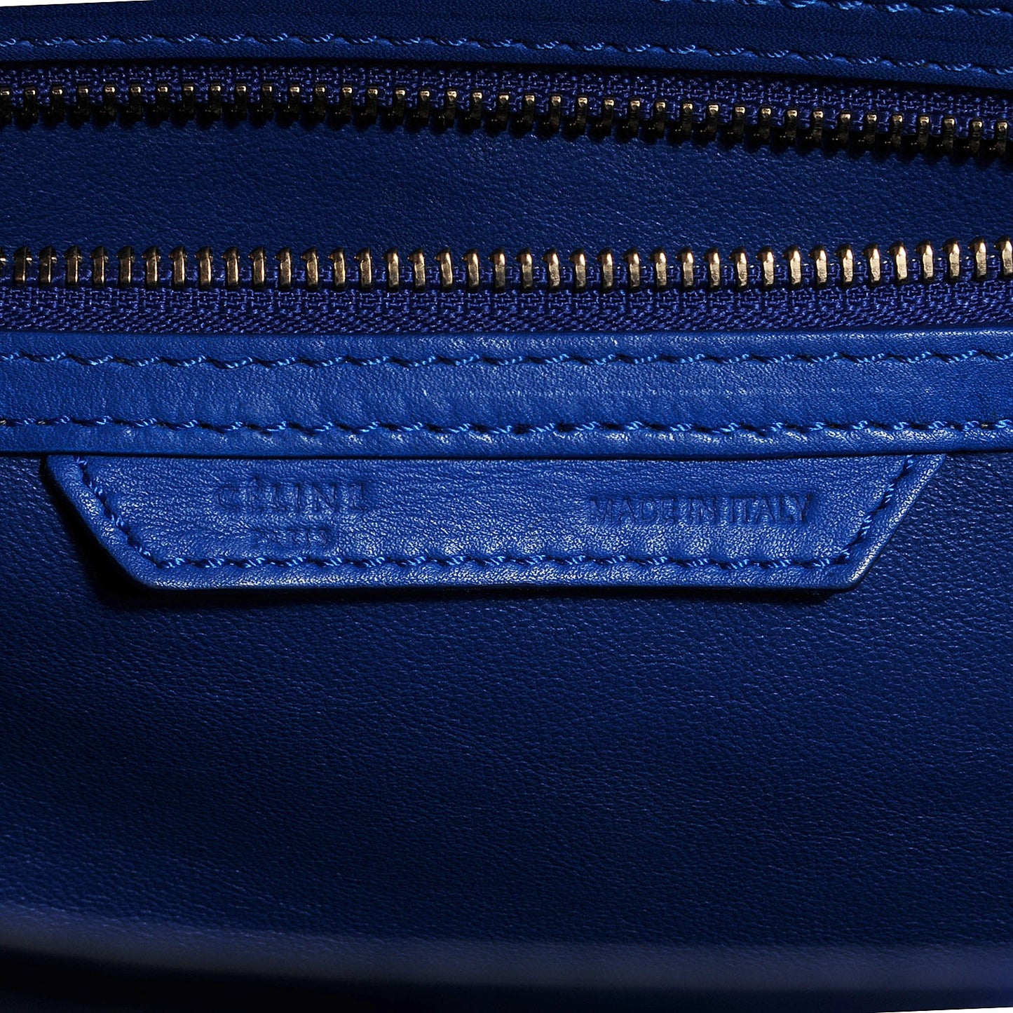 Smooth Calfskin Mini Luggage Royal Blue