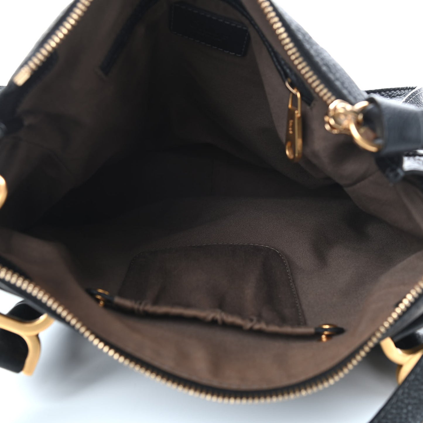 Calfskin Medium Marcie Satchel Black