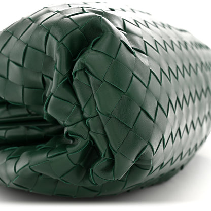 Bottega Veneta Nappa Maxi Intrecciato The Pouch Oversized Clutch Raintree 9 of 10