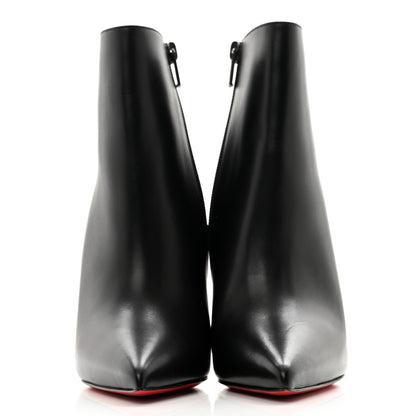 Christian Louboutin Calfskin So Kate Booty 100 Ankle Boots 37.5 Black 2 of 8
