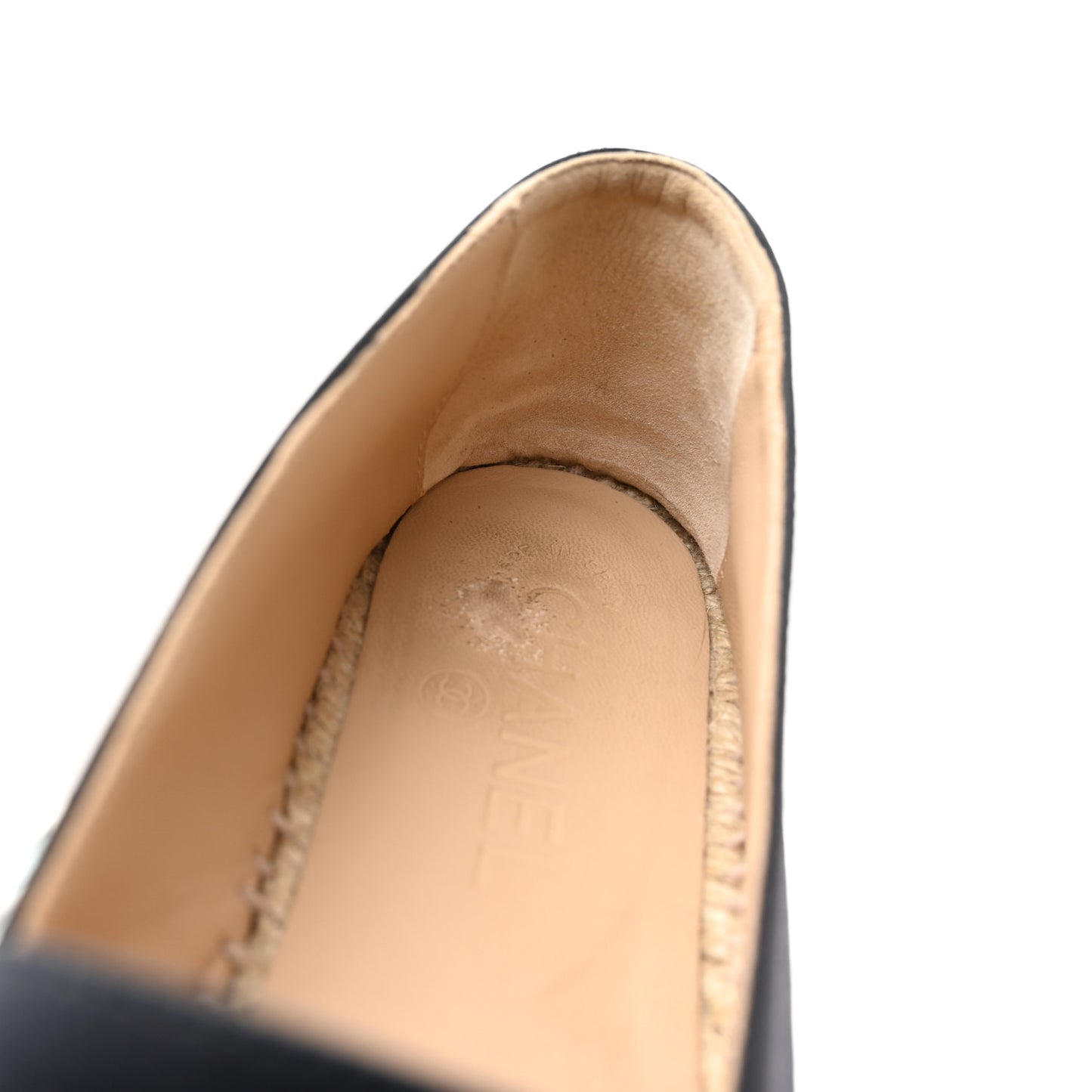 Satin Grosgrain Espadrilles 39 Black