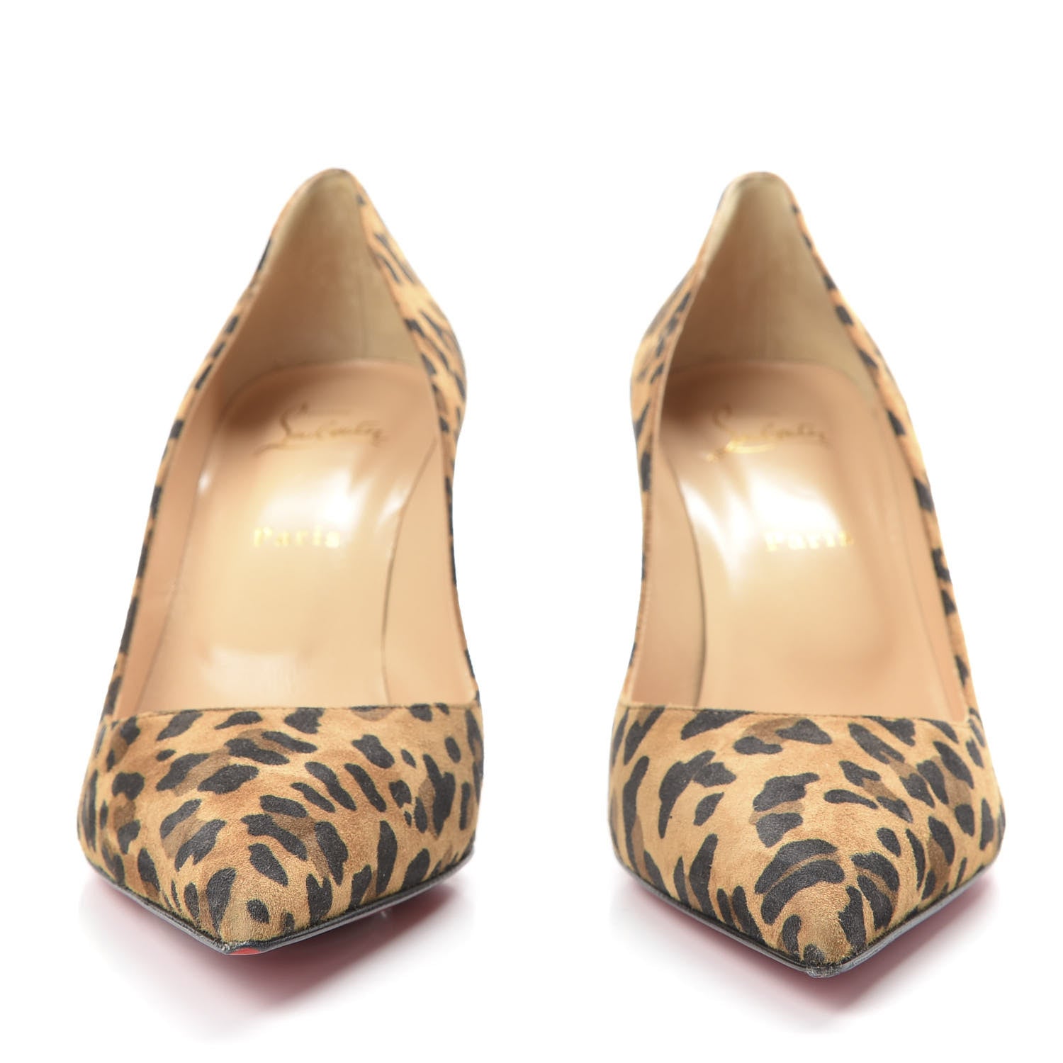 Christian Louboutin Veau Velours Clare 80 Pumps 40.5 Caramel 2 of 9