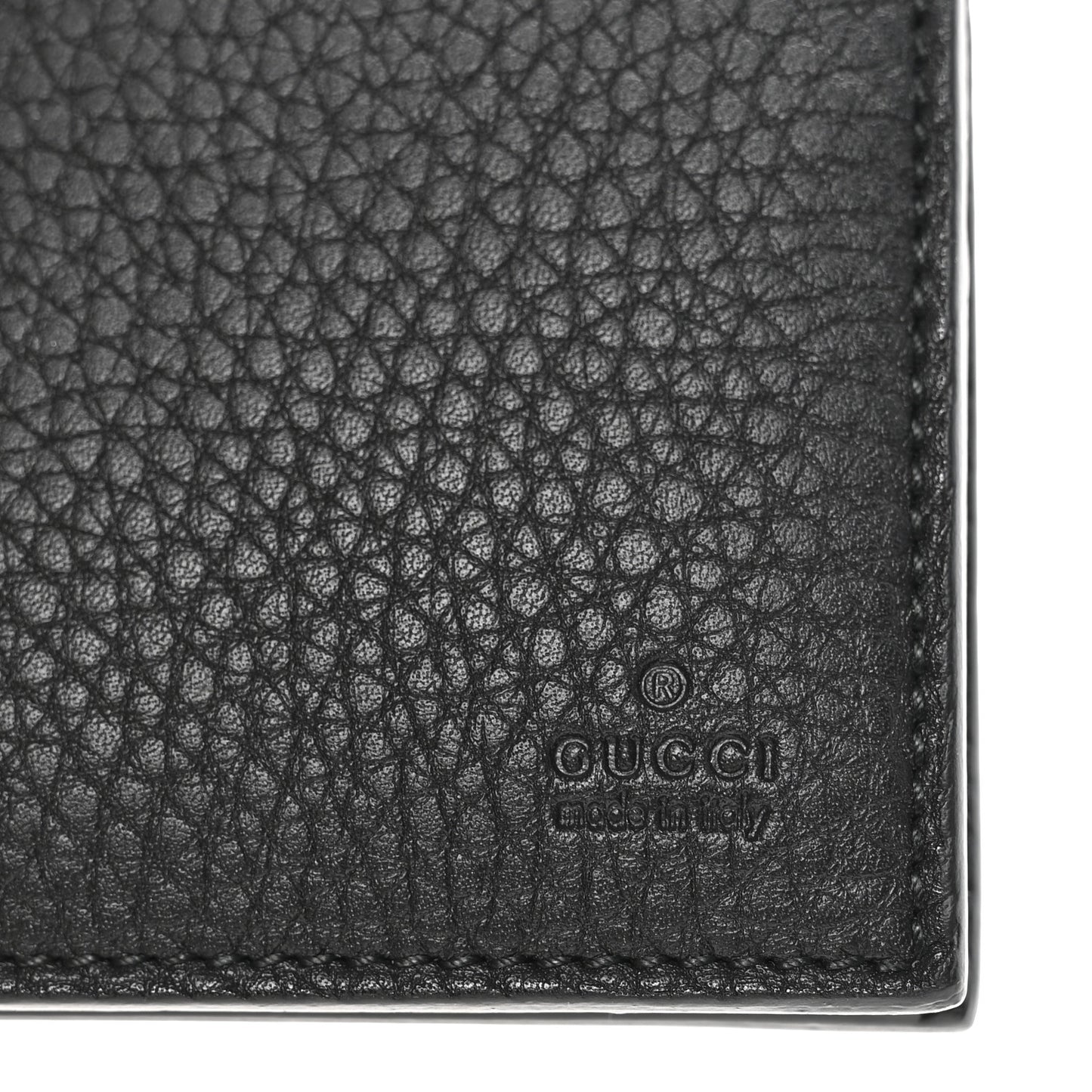 Calfskin Bi-Fold Wallet Black