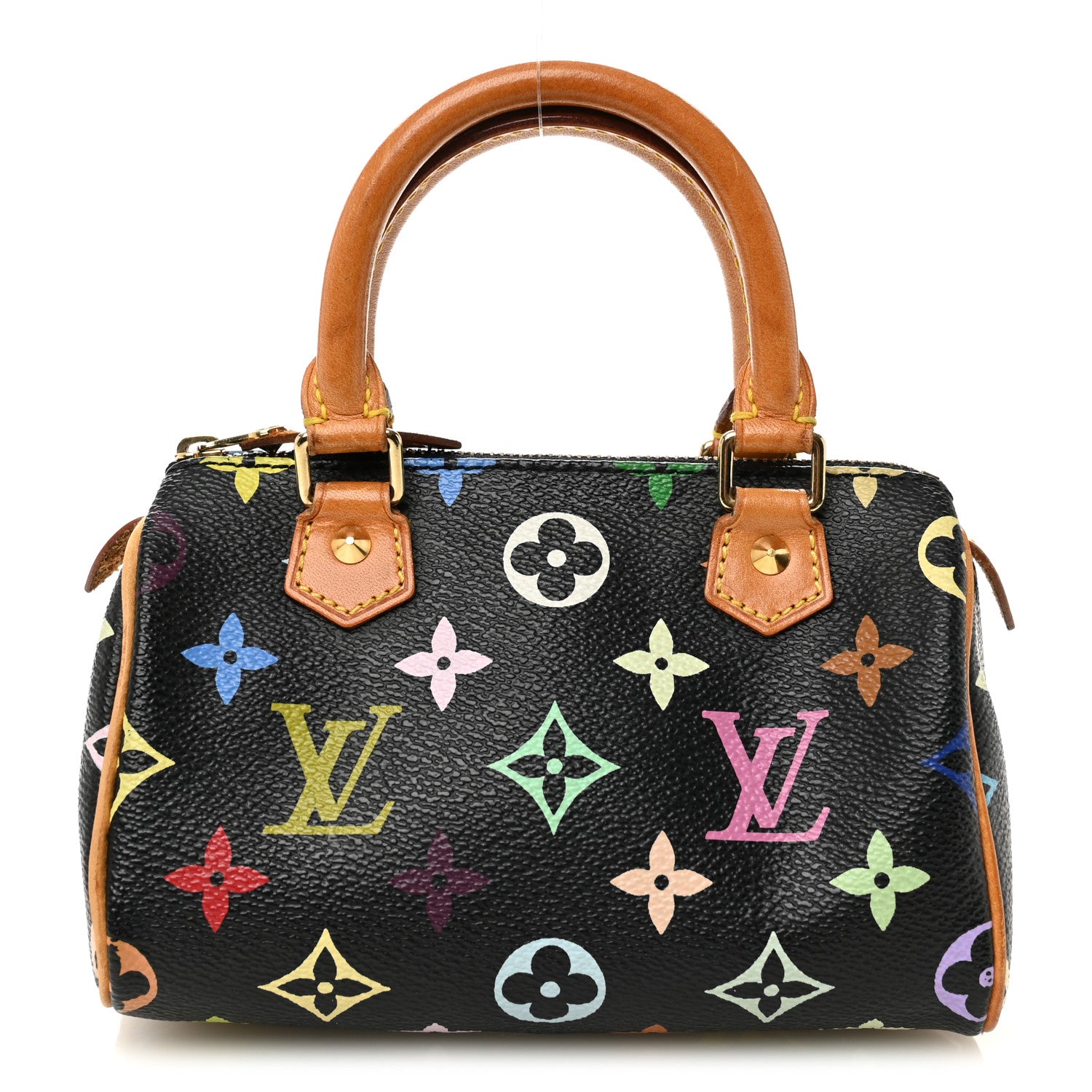 Louis Vuitton Monogram Multicolor Mini Sac HL Speedy Black 1 of 10