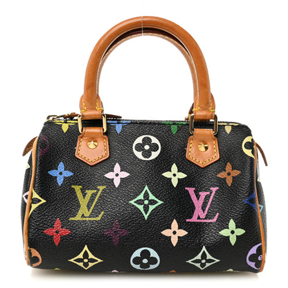 Louis Vuitton Monogram Multicolor Mini Sac HL Speedy Black 1 of 10