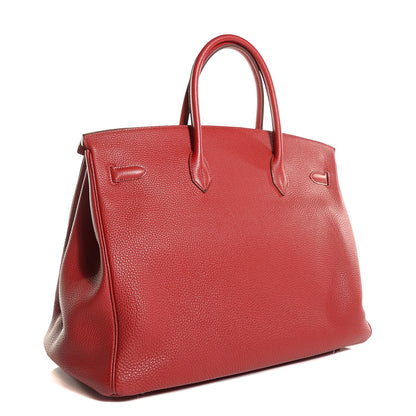 Hermes Togo Birkin 40 Rouge Garance 4 of 27