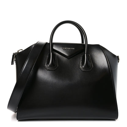 Givenchy Shiny Lord Calfskin Medium Antigona Black 1 of 10