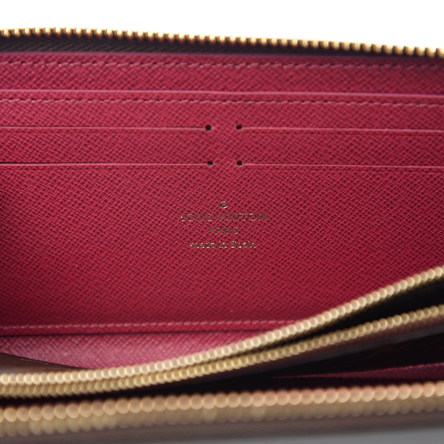 Monogram Clemence Wallet Fuchsia
