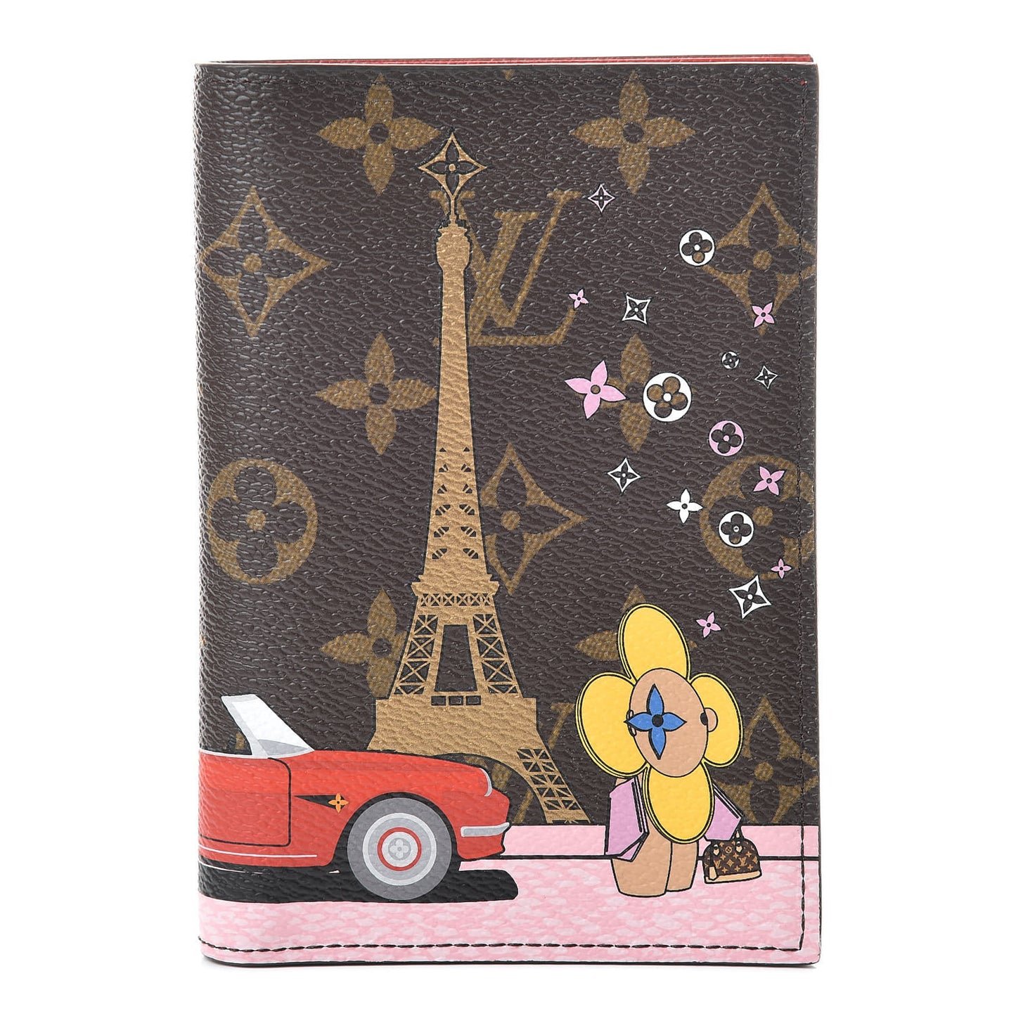 Monogram 2019 Christmas Animation Passport Cover Rouge