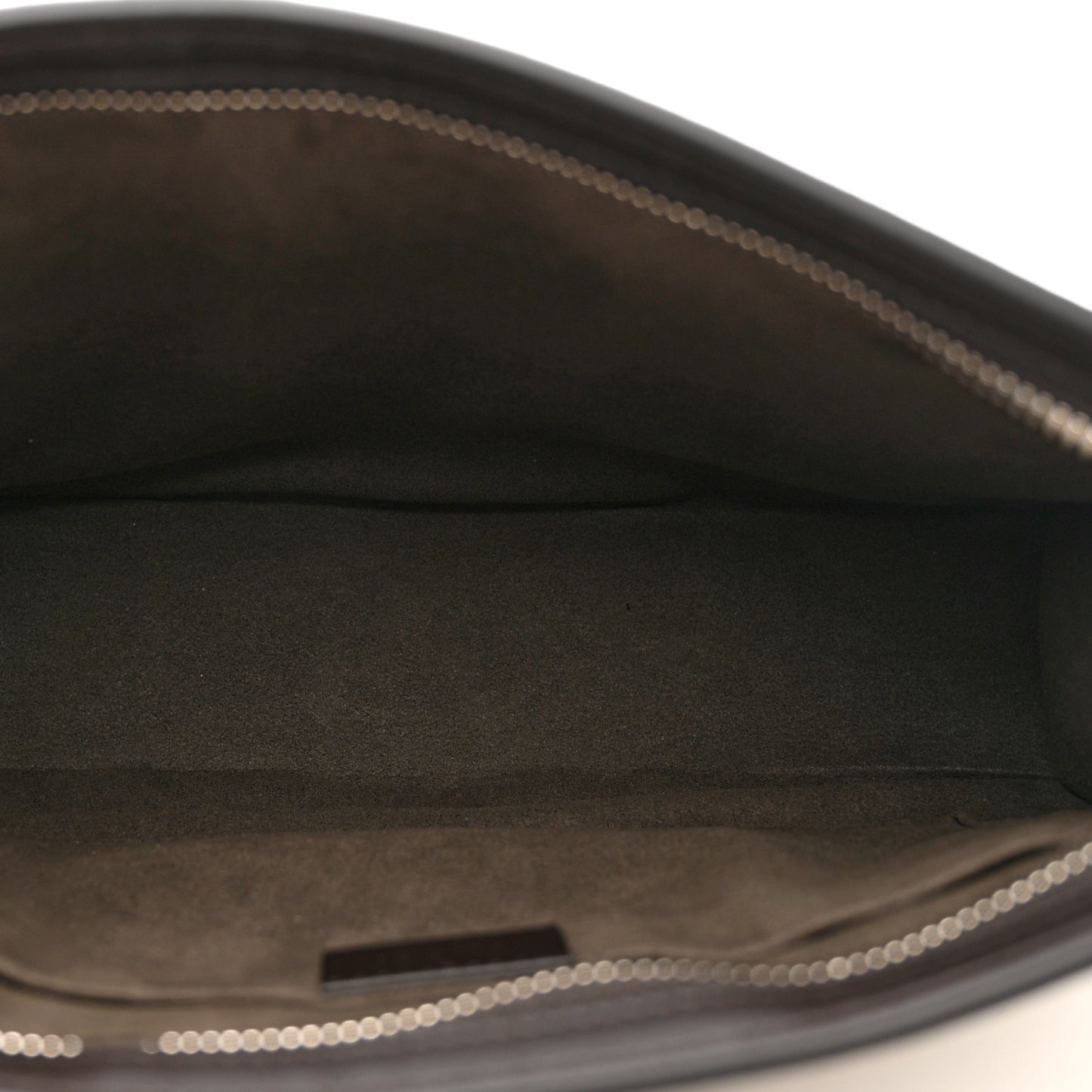 GG Supreme Monogram Selleria Calfskin Web New Web Cosmetic Case Beige Ebony Cocoa