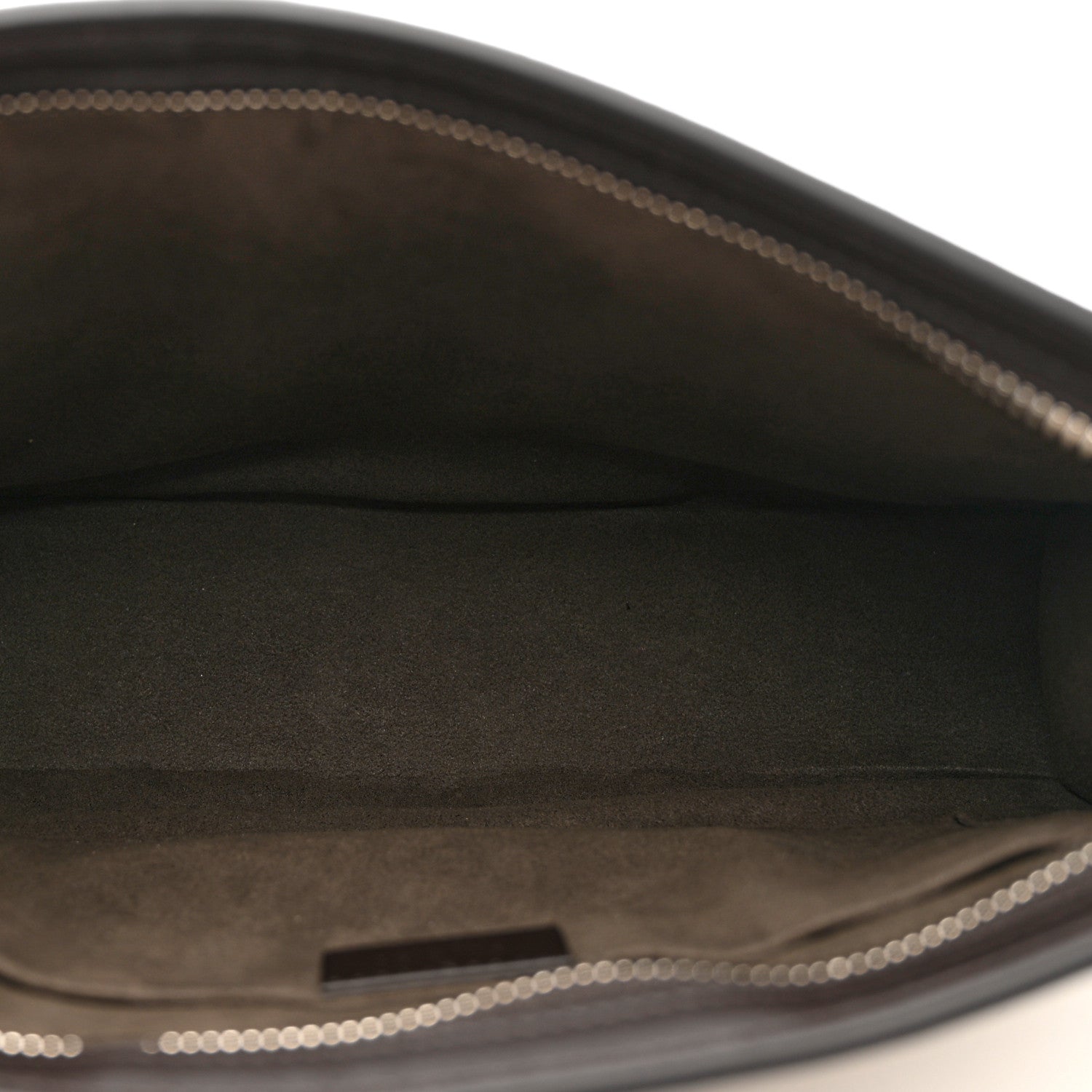 Gucci GG Supreme Monogram Selleria Calfskin Web New Web Cosmetic Case Beige Ebony Cocoa 5 of 7