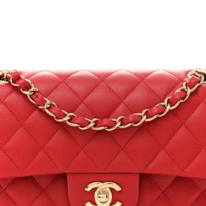 Chanel Caviar Quilted Small Double Flap Red 8 of 11