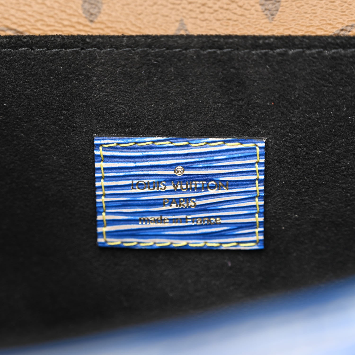 Louis Vuitton Epi Reverse Monogram Pochette Metis Denim Light 6 of 10