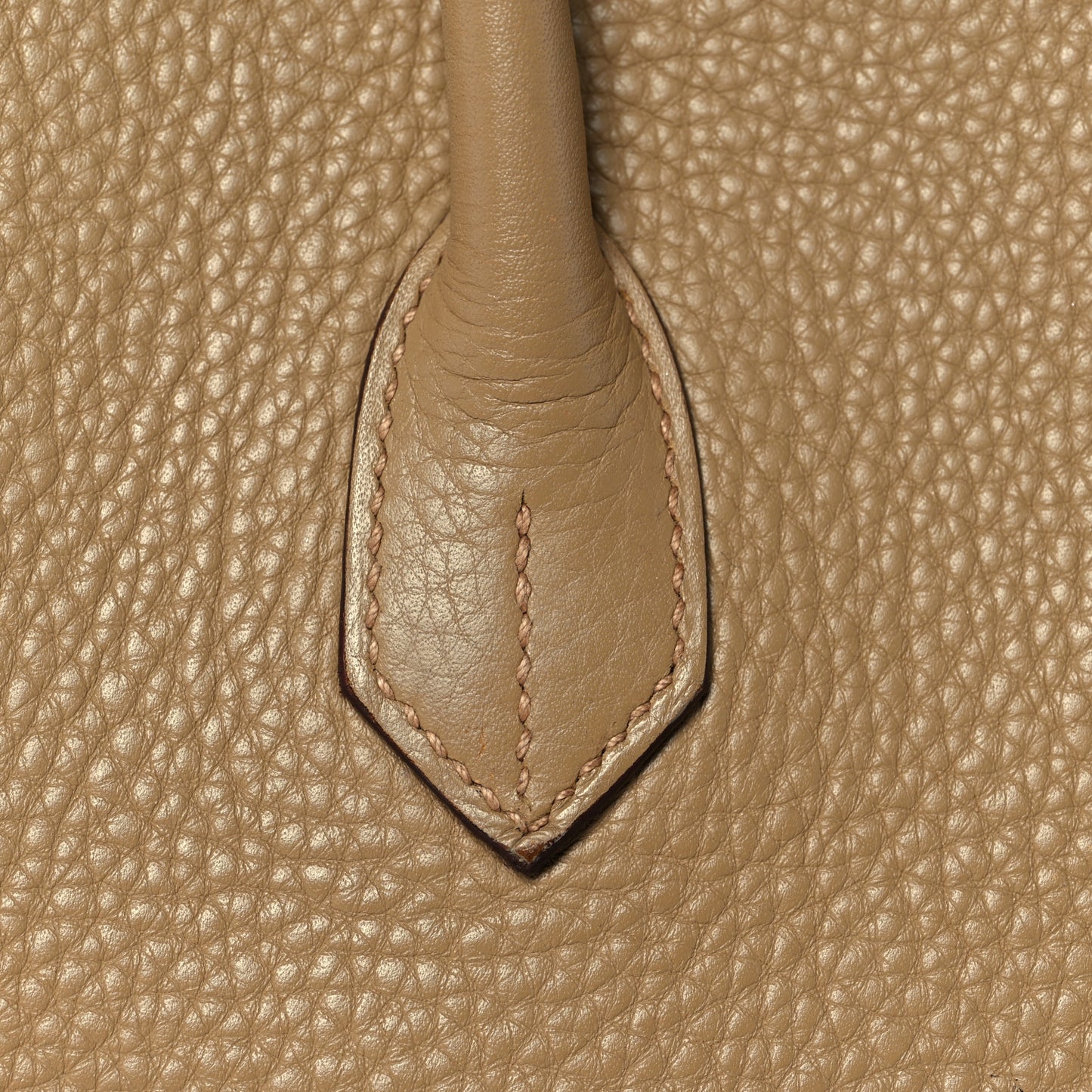 Taurillon Clemence Birkin 35 Tabac Camel