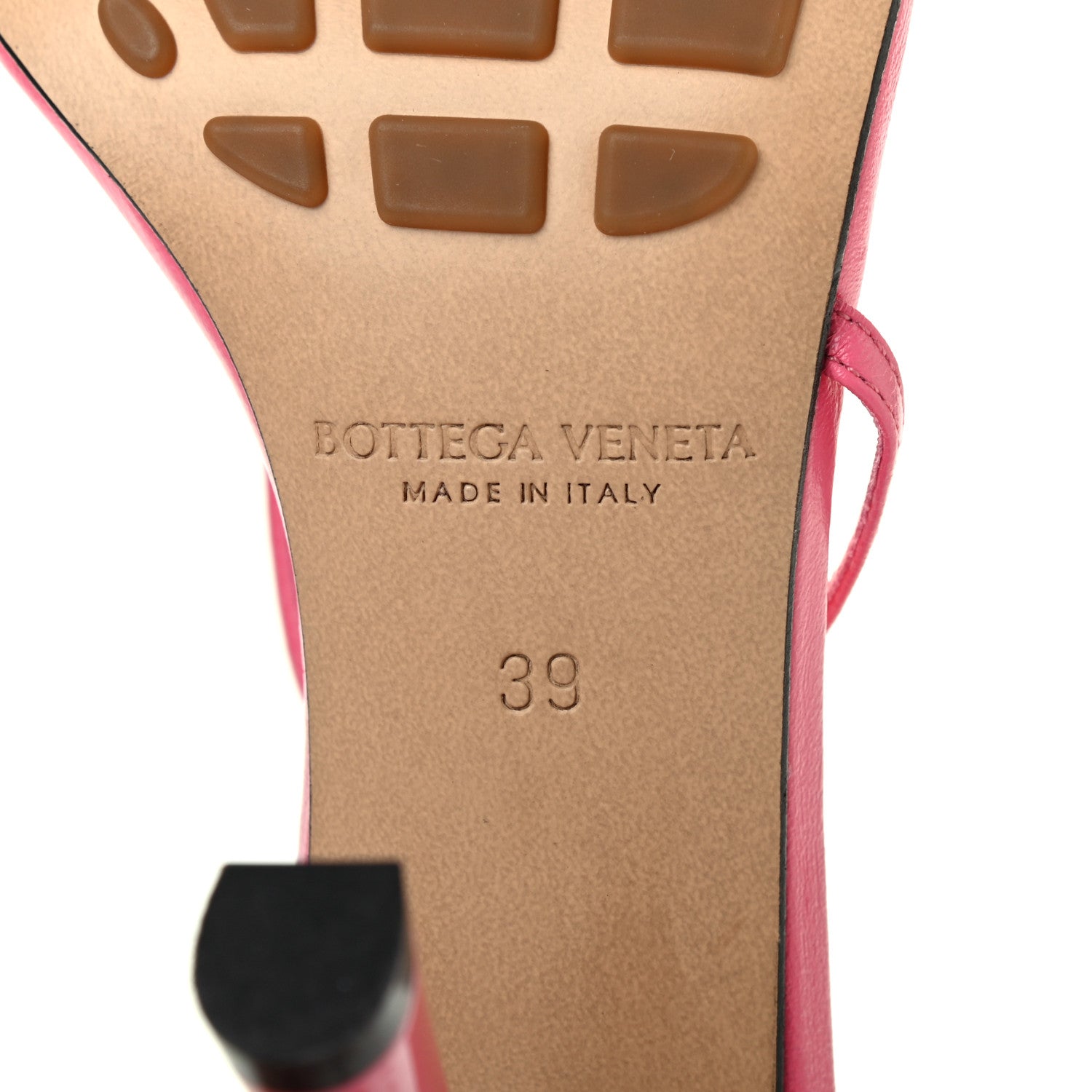 Bottega Veneta Crush Calfskin The Line 90mm Sandals 39 Milkshake 7 of 7