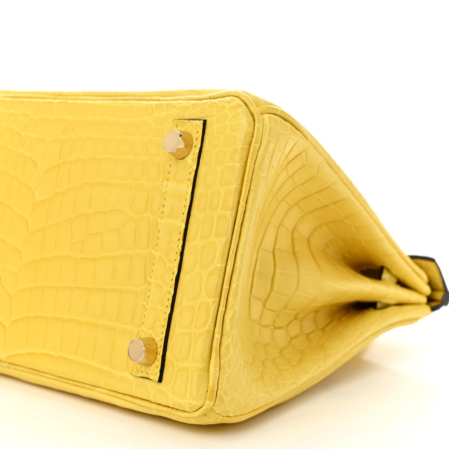 Matte Niloticus Crocodile Birkin 25 Mimosa