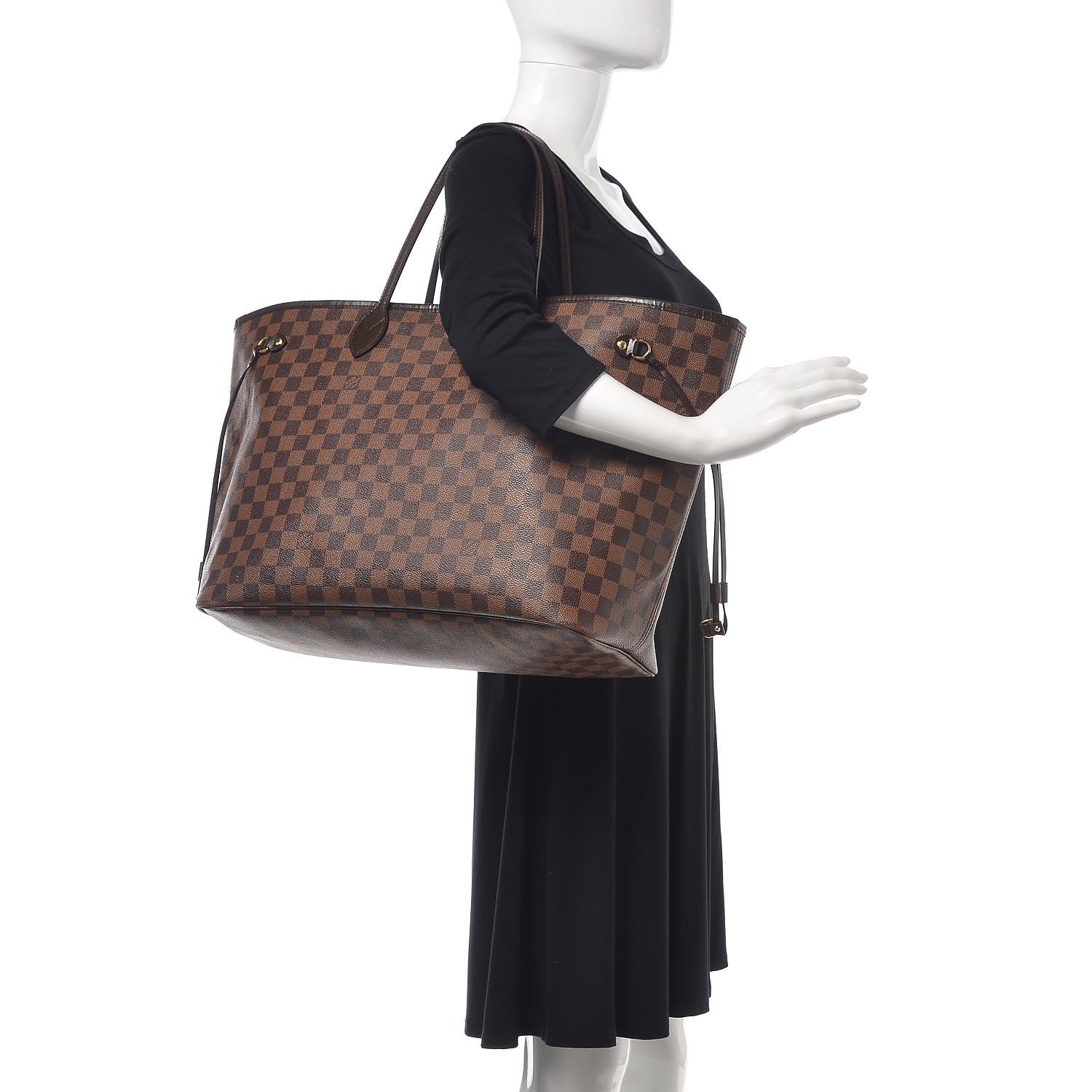 Louis Vuitton Damier Ebene Neverfull GM 2 of 20