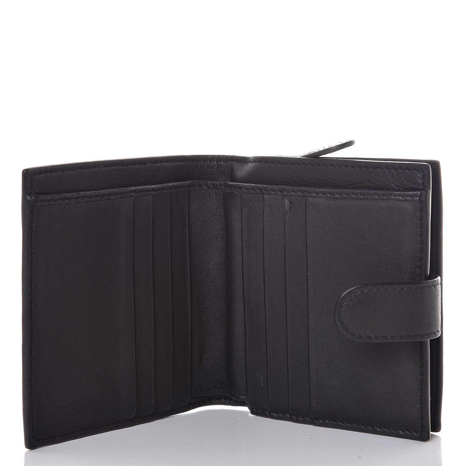 Bottega Veneta Nappa Ayers Intrecciato Mini Wallet Black 5 of 9
