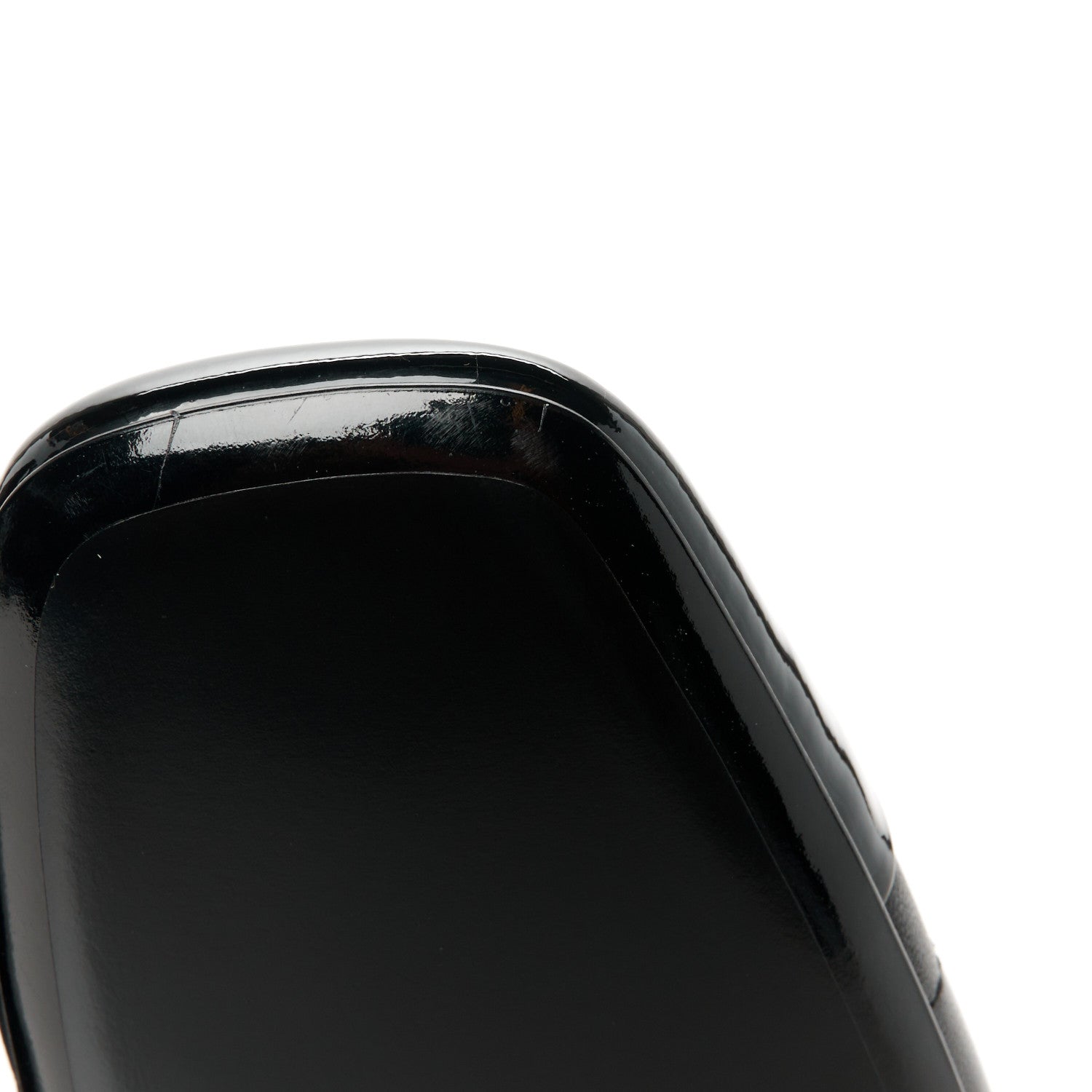 Chanel Lambskin Quilted Patent Cap Toe CC Booties 38 Black 6 of 10