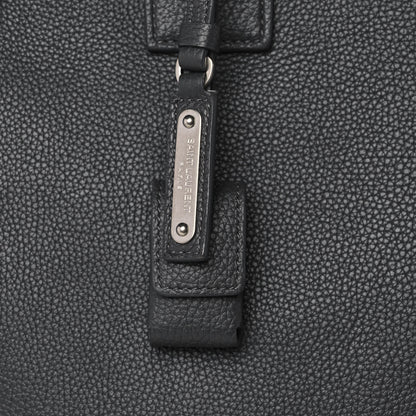 Saint Laurent Grained Calfskin Sac De Jour Souple North South Tote Grey 12 of 13