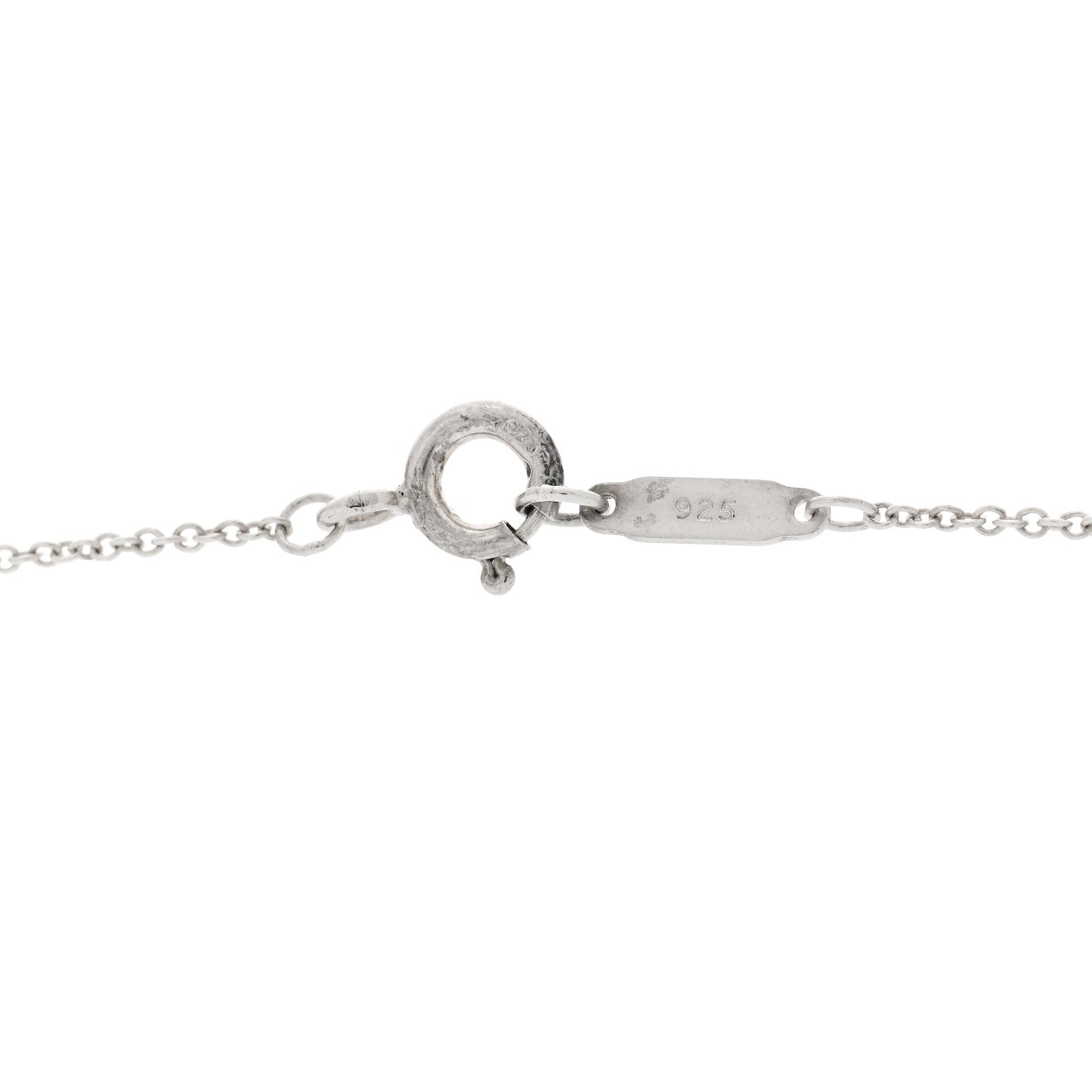 Sterling Silver Letters Lariat Necklace