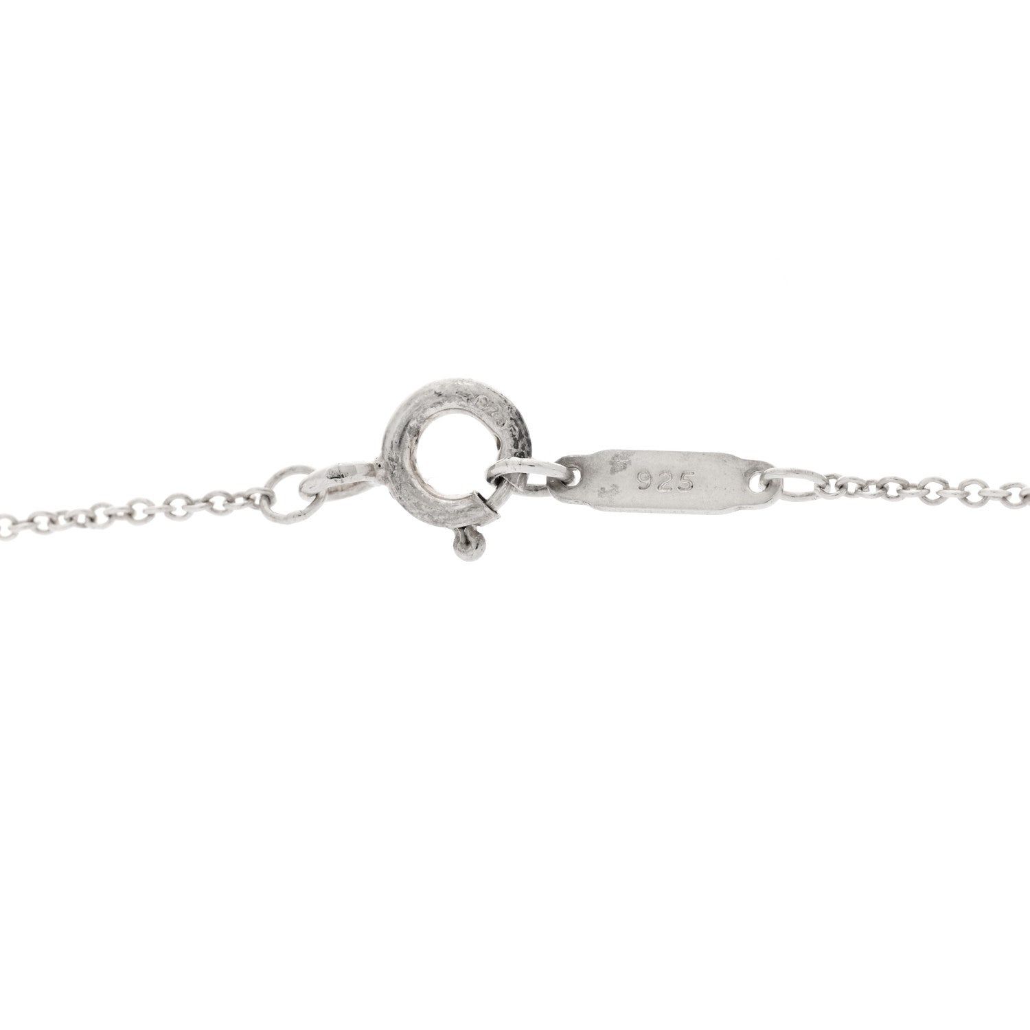 Tiffany Sterling Silver Letters Lariat Necklace 5 of 6