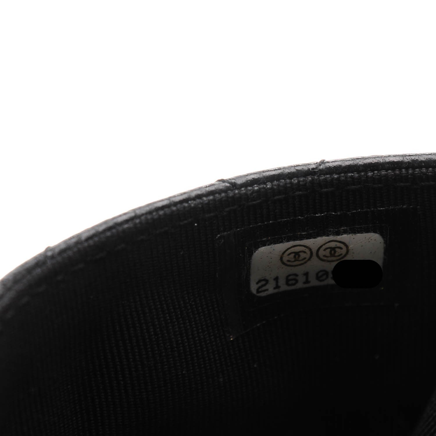 Chanel Caviar Quilted Card Holder Black 8 of 8