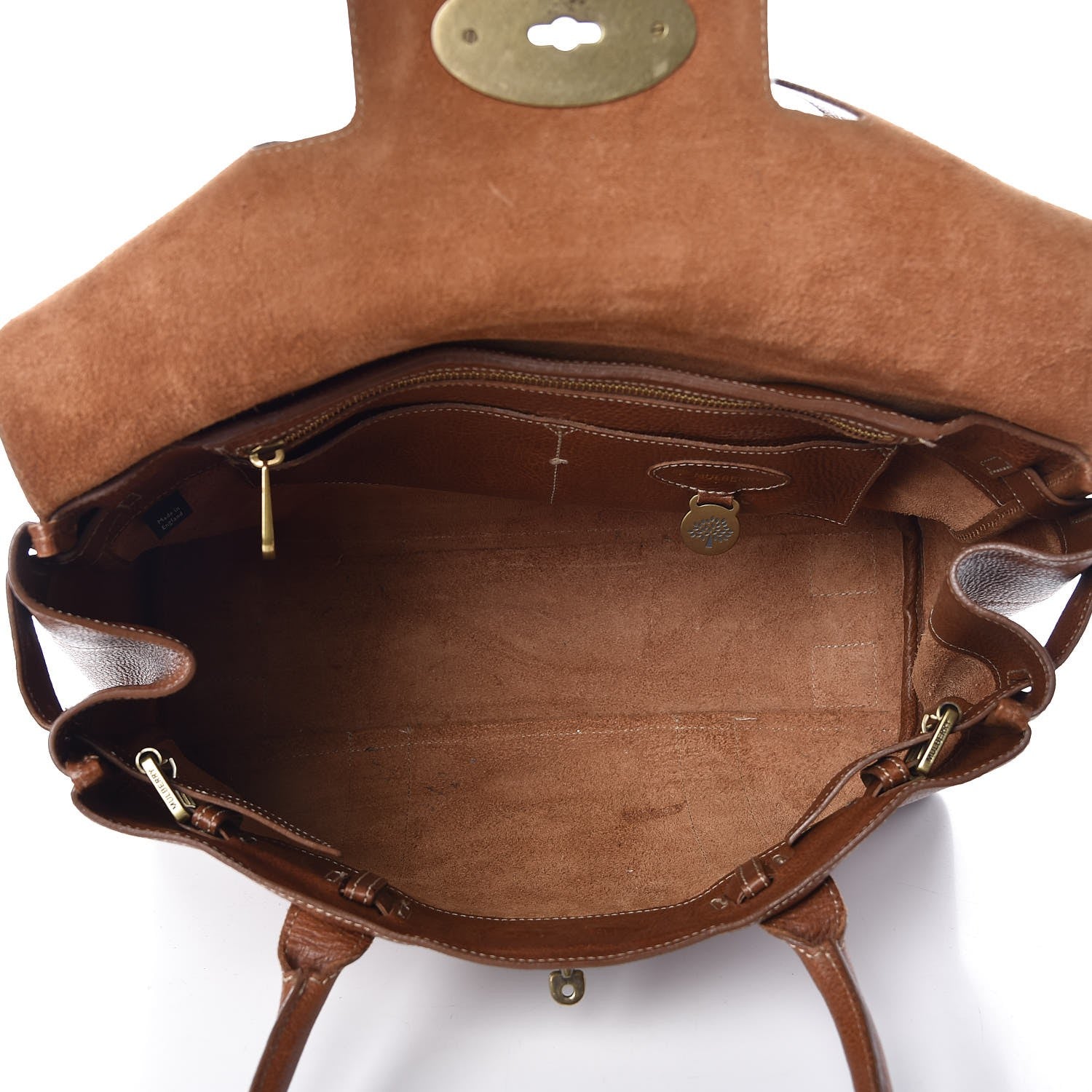 Mulberry Classic Grain Leather Bayswater Oak 5 of 20