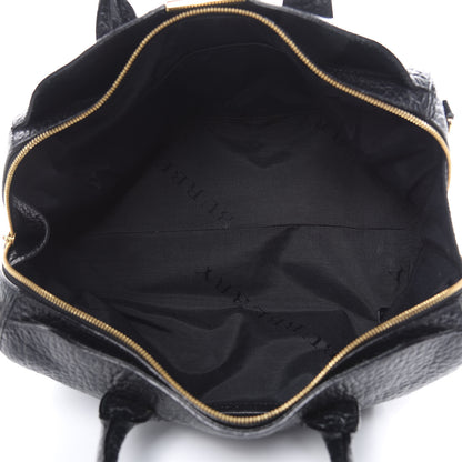 Burberry Heritage Grain Medium Alchester Bowling Bag Black 5 of 14