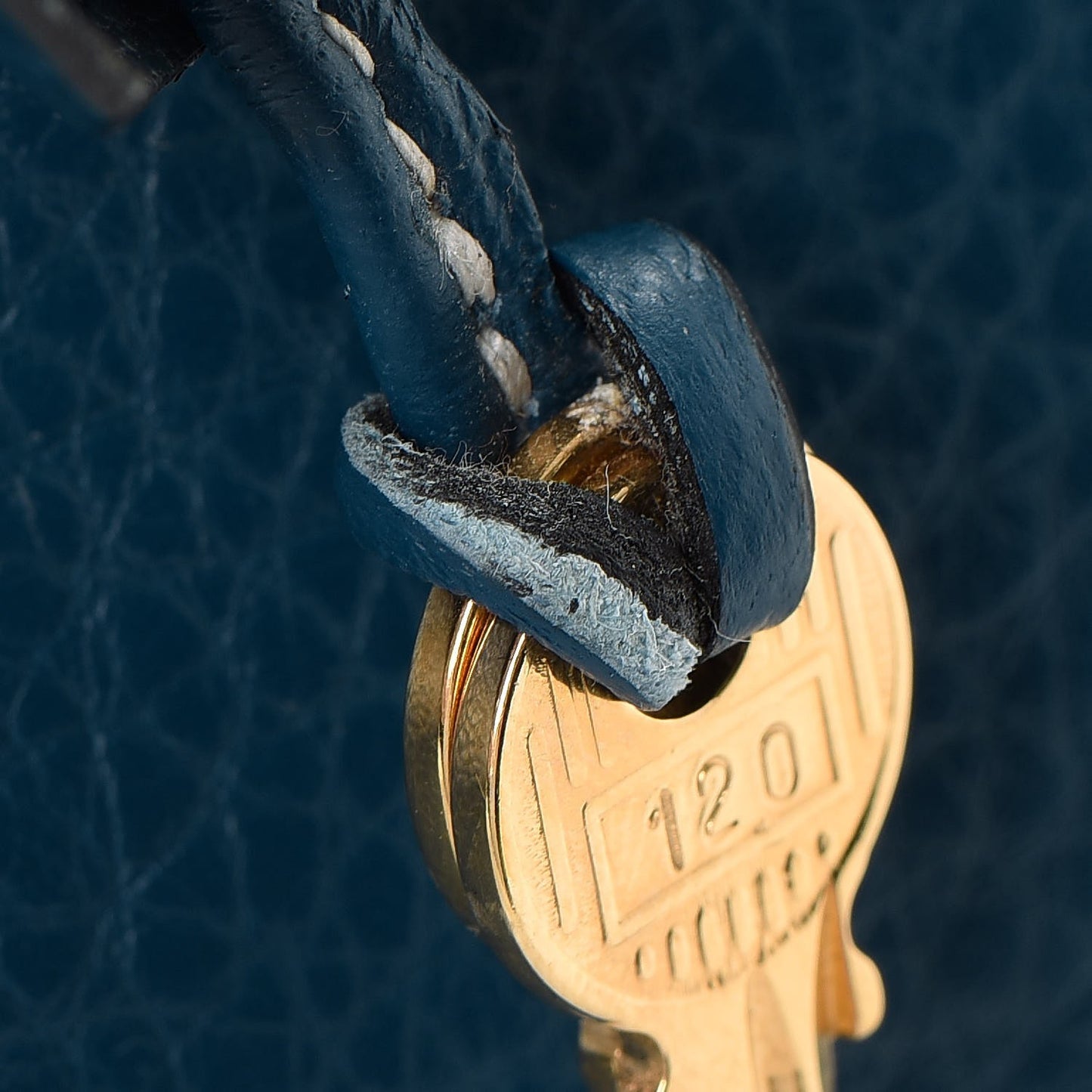 Taurillon Clemence Birkin 35 Bleu Thalassa