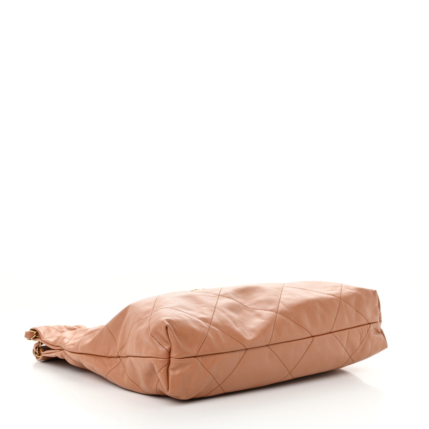 Chanel Shiny Calfskin Quilted Chanel 22 Camel 5 of 12