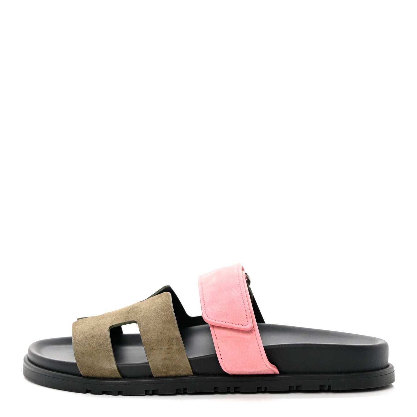 Suede Goatskin Womens Chypre Sandals 37.5 Toundra Rose Du Desert