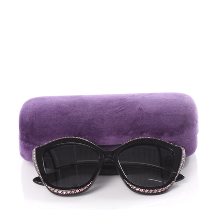 Gucci Crystal Cat Eye GG0118S Sunglasses Black 8 of 8