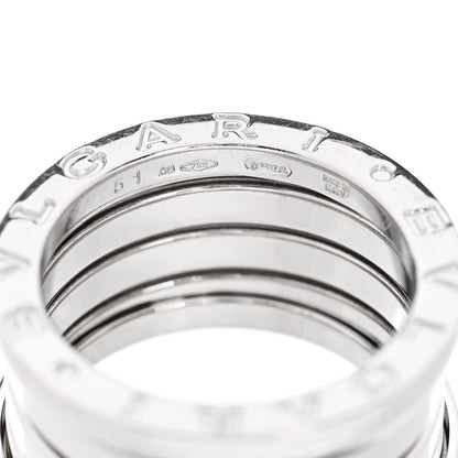 Bulgari 18K White Gold B.Zero1 Four-Band Ring 51 5.75 4 of 4