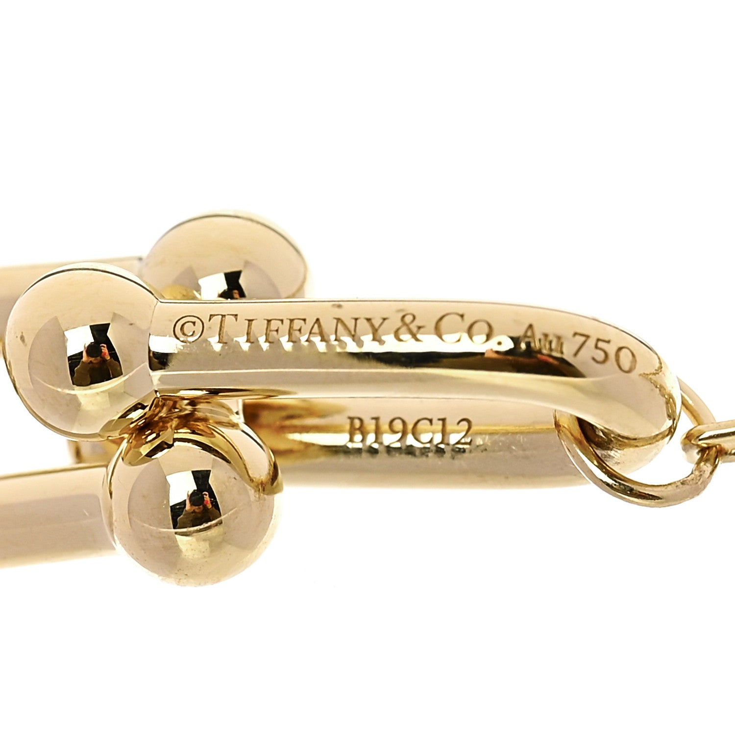Tiffany 18K Yellow Gold HardWear Double Link Bracelet 1812294
