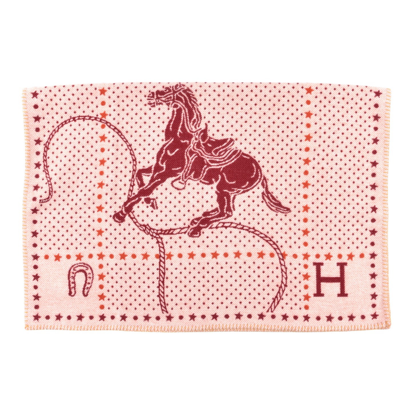 Wool Cashmere Western And Company Blanket Rouge H