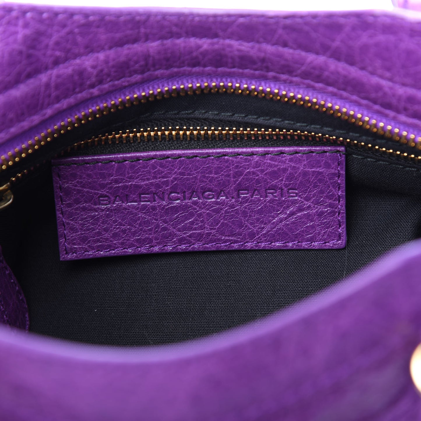 Agneau Giant 12 Gold Hardware Mini City Ultraviolet