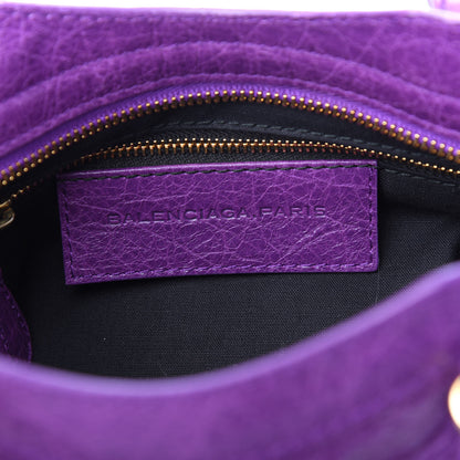 Balenciaga Agneau Giant 12 Gold Hardware Mini City Ultraviolet 6 of 9
