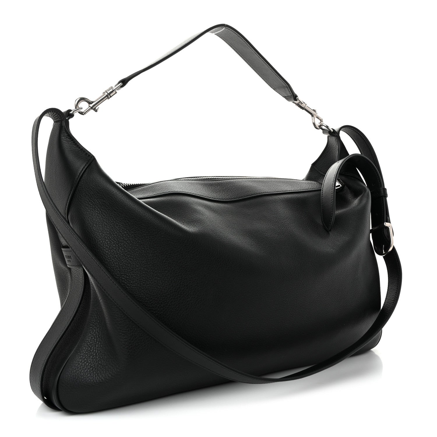 Celine Supple Calfskin Large Romy Shoulder Bag Black 3 of 11