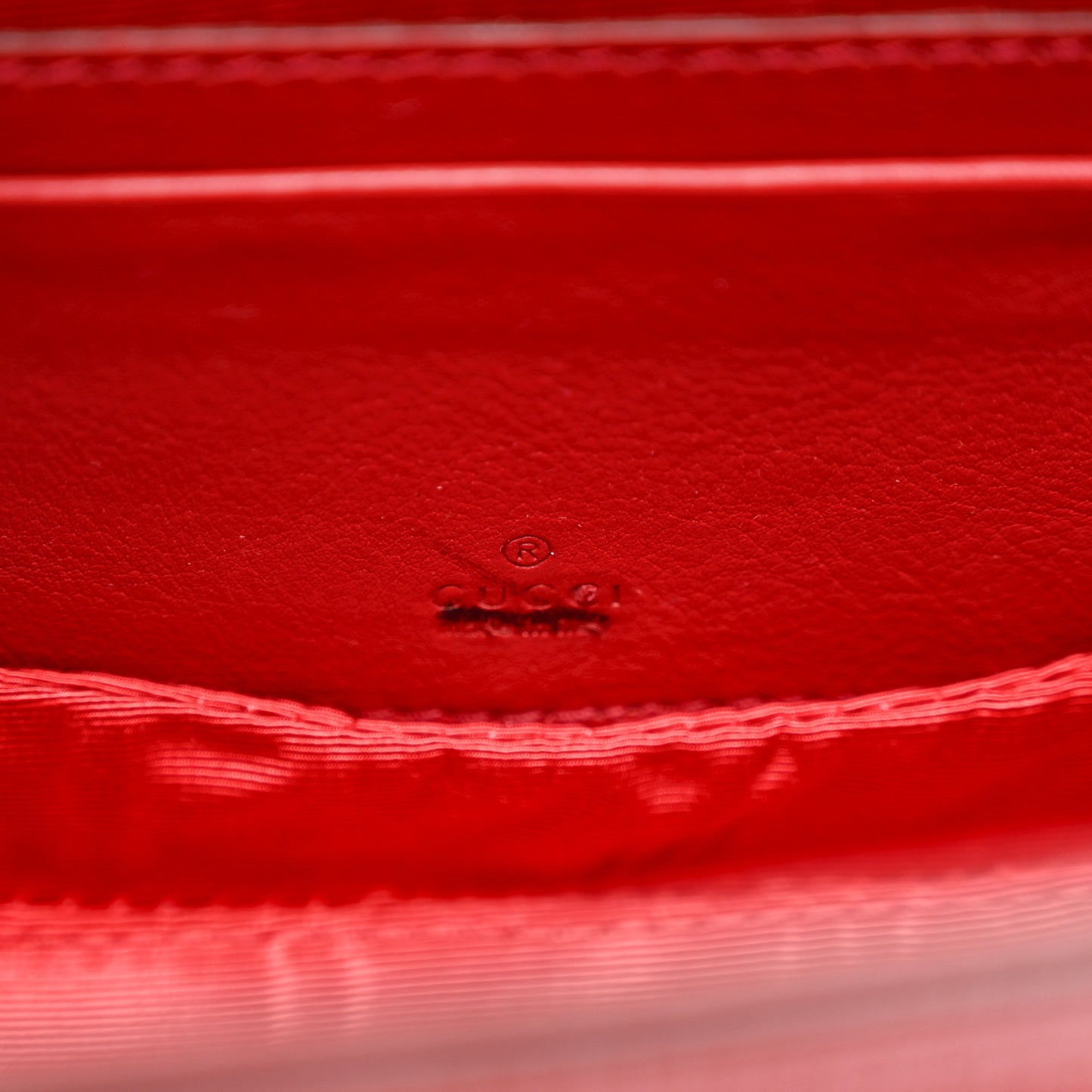 Moire Fabric Calfskin Rhinestone Monogram Monochrome Lizard Embossed Mini Bamboo 1947 Top Handle Chain Bag Red